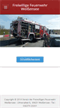 Mobile Screenshot of feuerwehr-weissensee-th.de